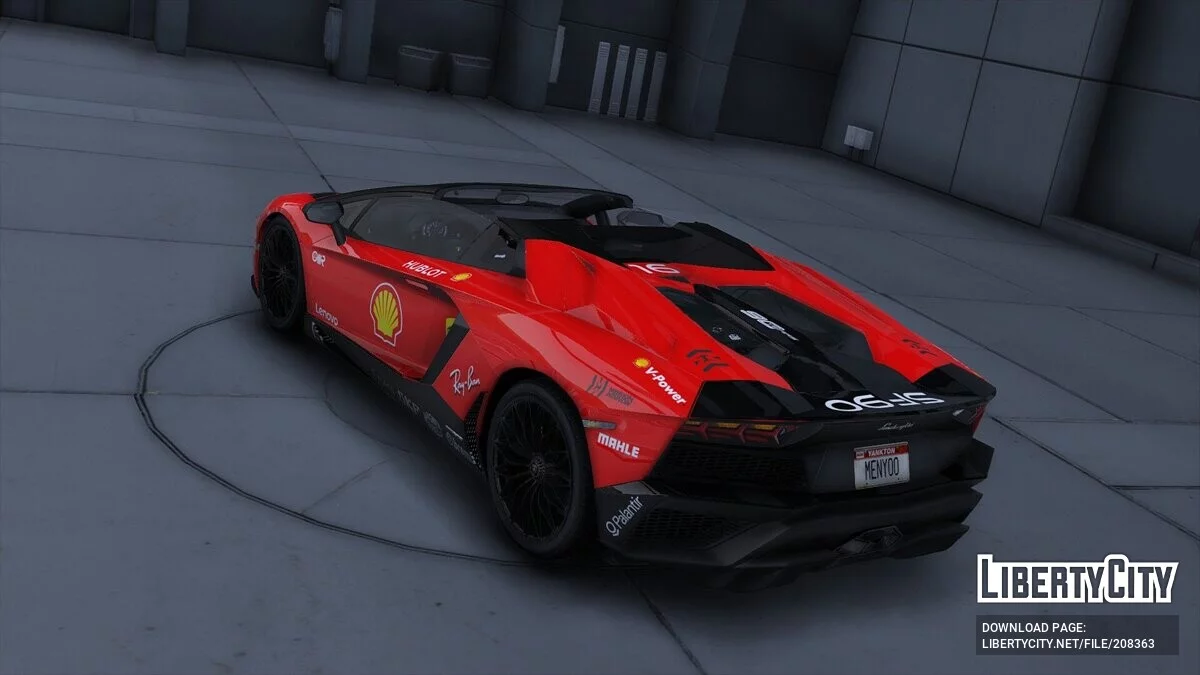 Lamborghini Aventador S Roadster Mission Winnow Design / GTA 5