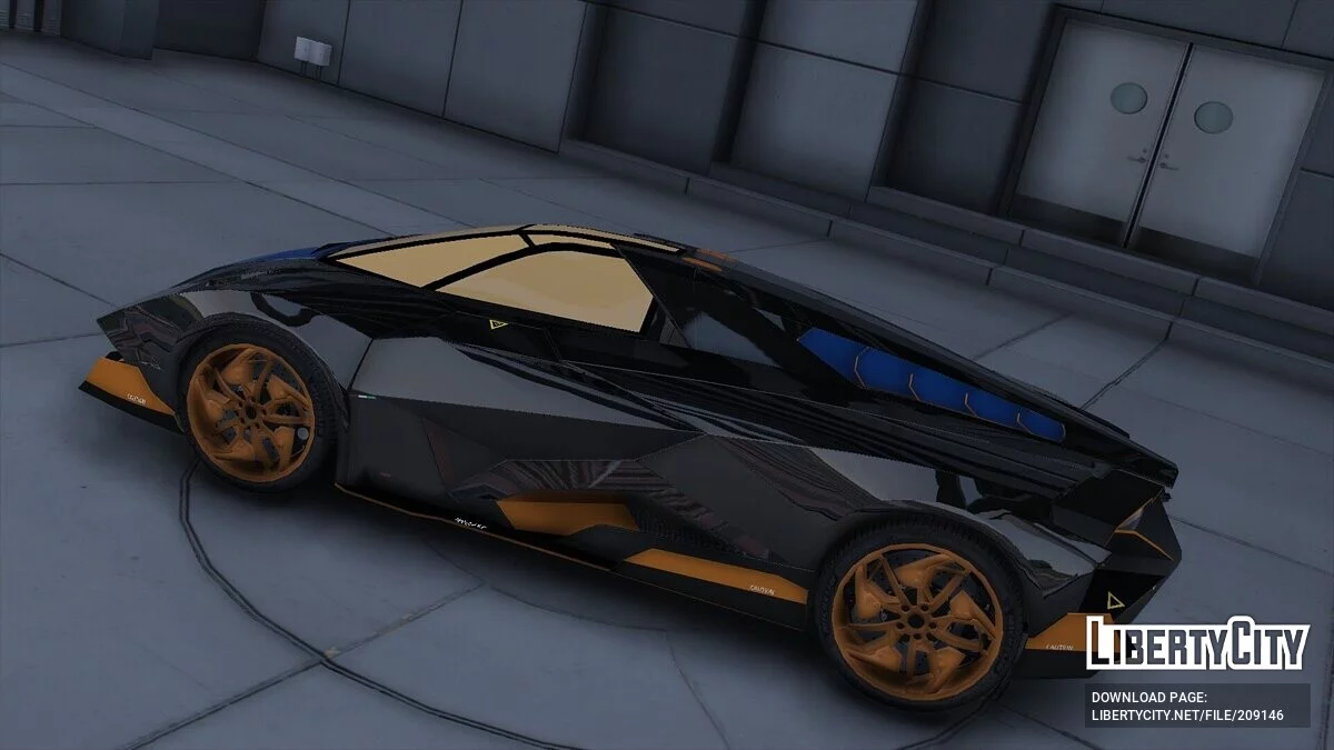 Lamborghini Egoista v1.1 / جي تي أي 5