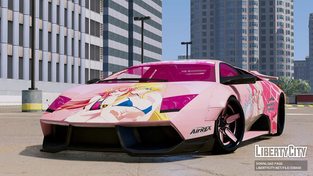 Lamborghini Murcielago Monster Musume Itasha / GTA 5