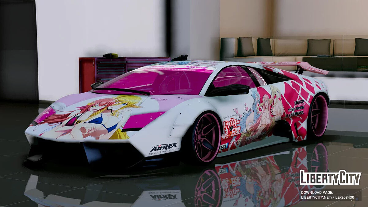 Lamborghini Murcielago Monster Musume Itasha / GTA 5