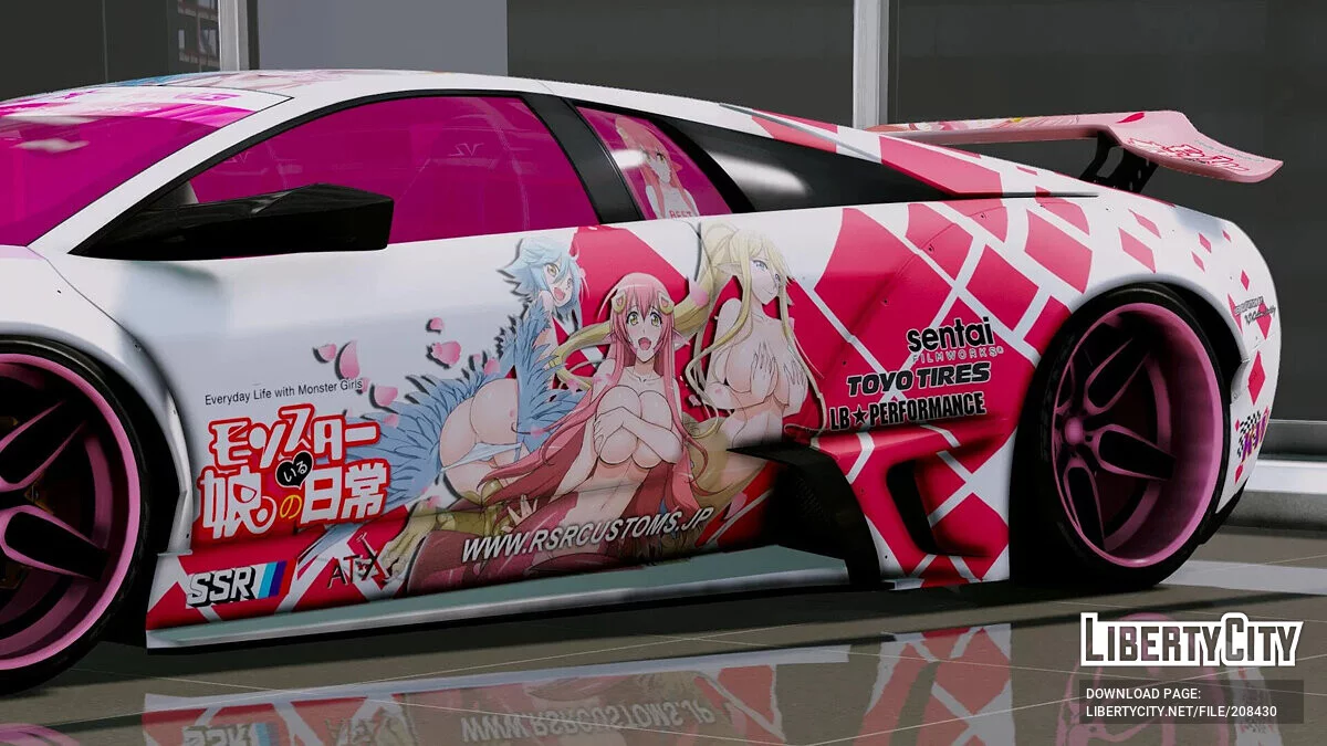 Lamborghini Murcielago Monster Musume Itasha / GTA 5