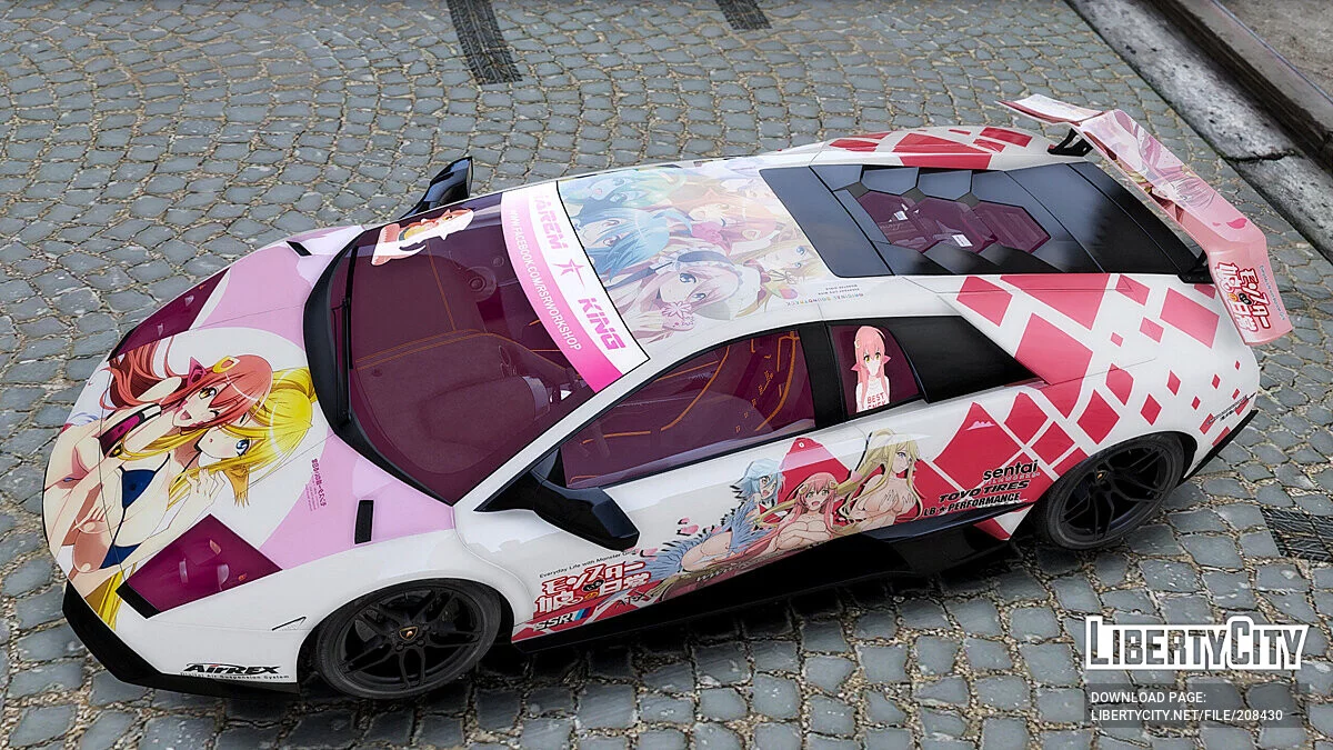 Lamborghini Murcielago Monster Musume Itasha / GTA 5