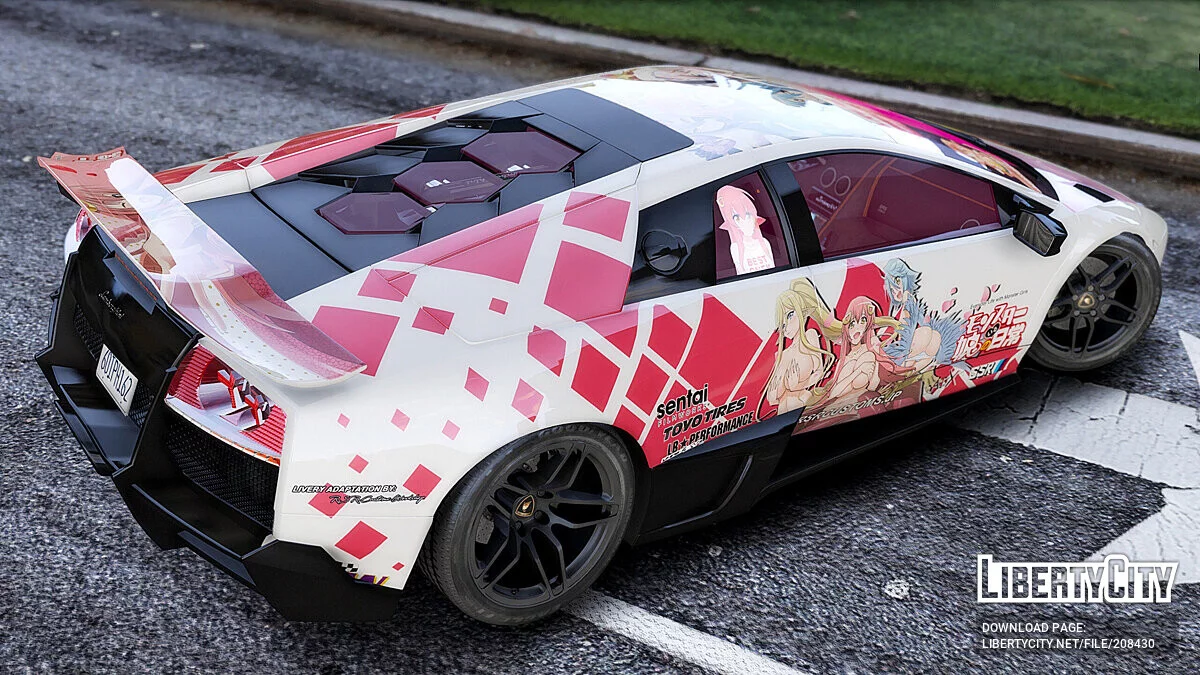 Lamborghini Murcielago Monster Musume Itasha / GTA 5