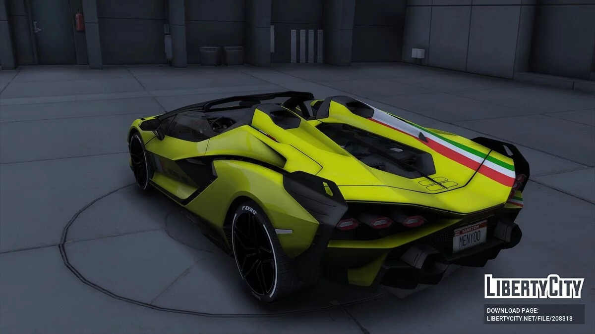 Lamborghini Sian Roadster EM 2020 ITALY / GTA 5