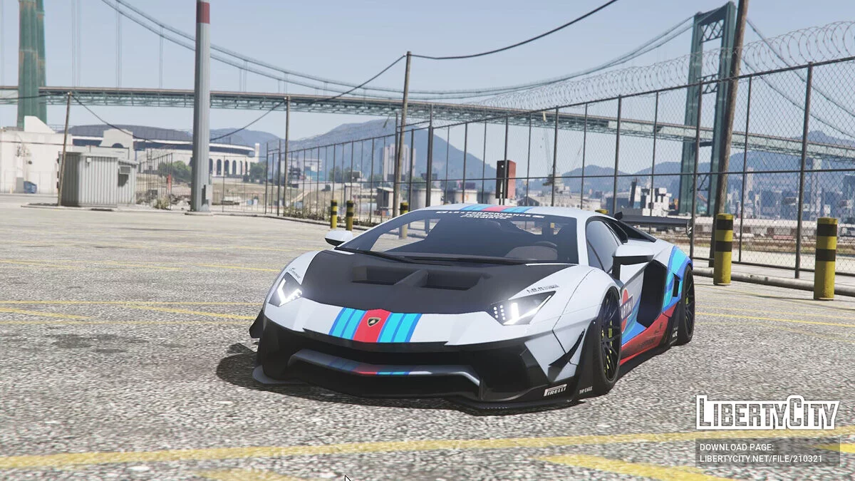 Lamborghini Aventador LP700-4 LibertyWalk Martini Kaplama / GTA 5