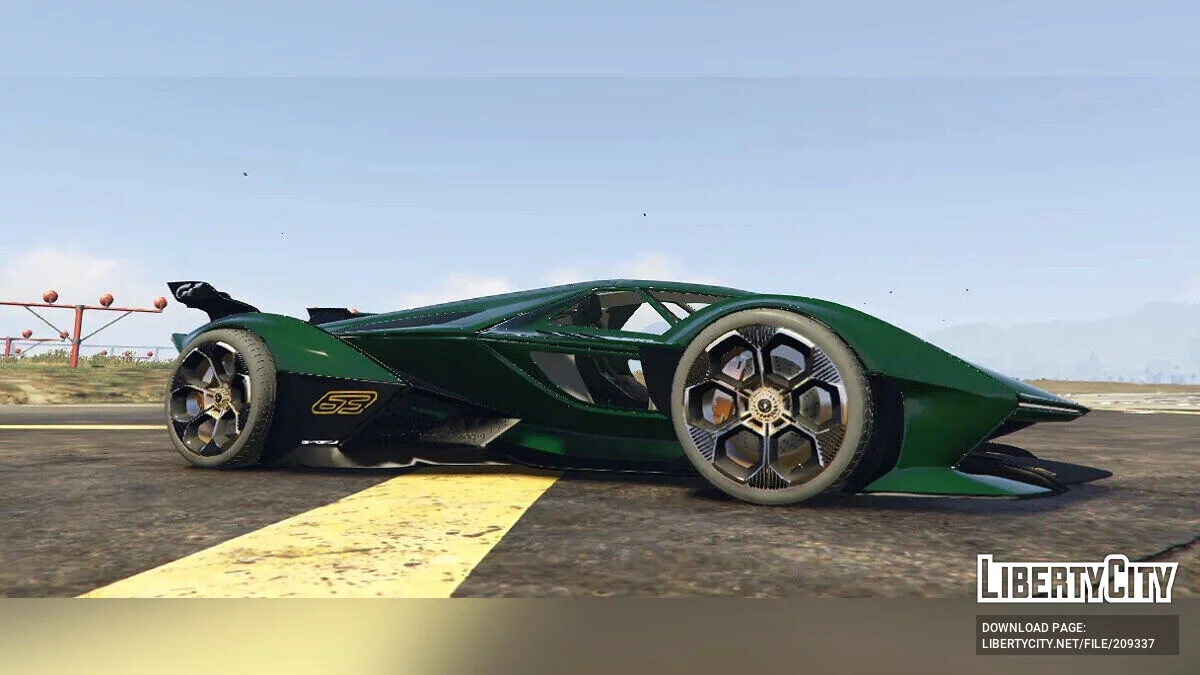 Lamborghini v12 Vision Gran Turismo / GTA 5