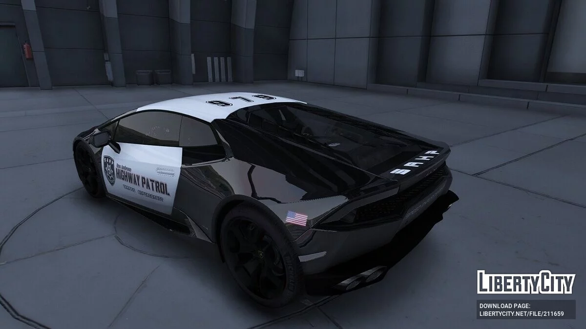 Lamborghini Huracan HIGHWAY PATROL / GTA 5