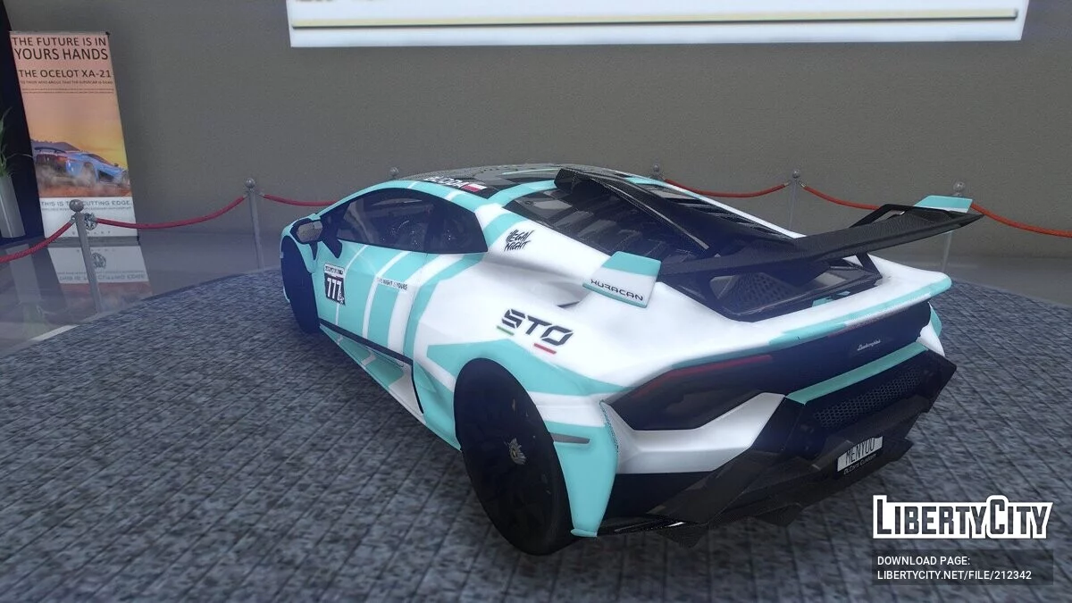 Lamborghini Huracan STO Illegal Night / GTA 5
