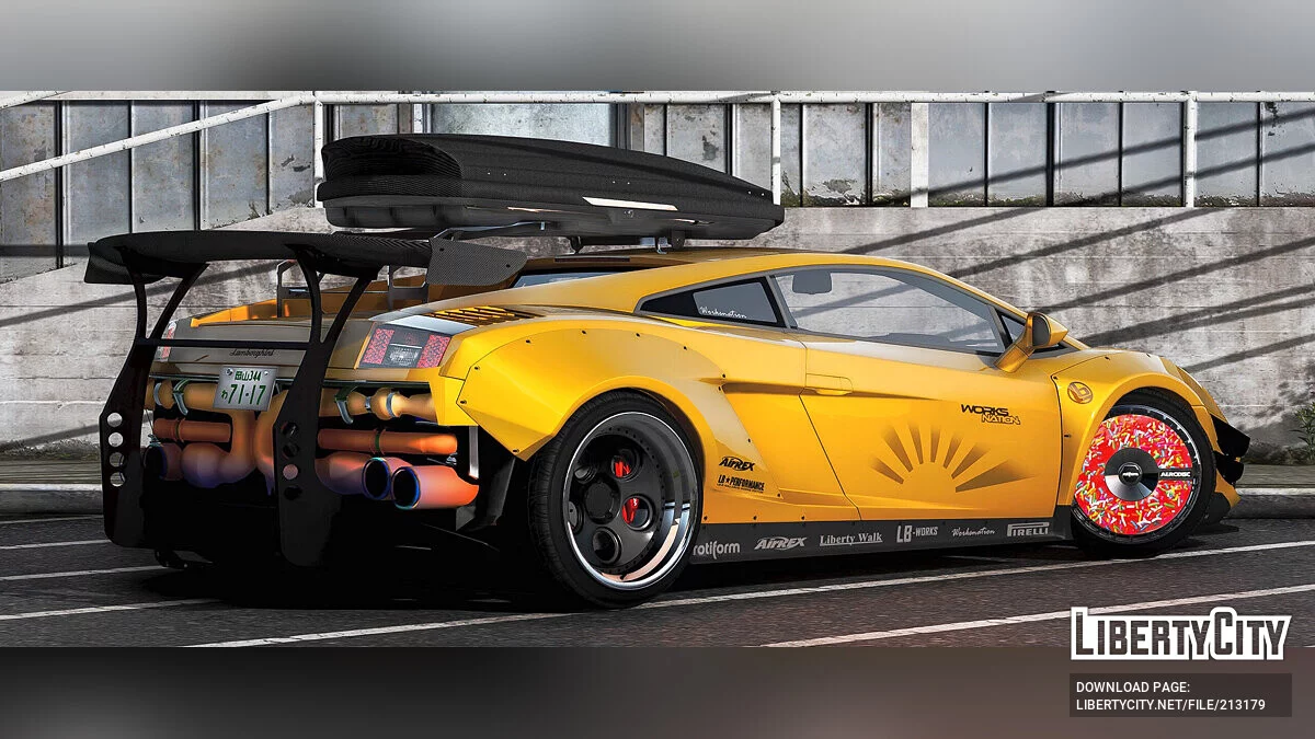 Lamborghini Gallardo Liberty Walk Custom / جي تي أي 5