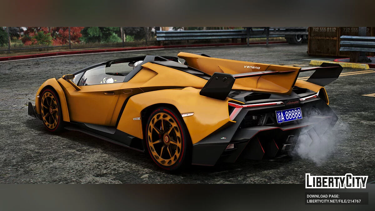 Lamborghini Veneno Roadster 24K Altın / GTA 5