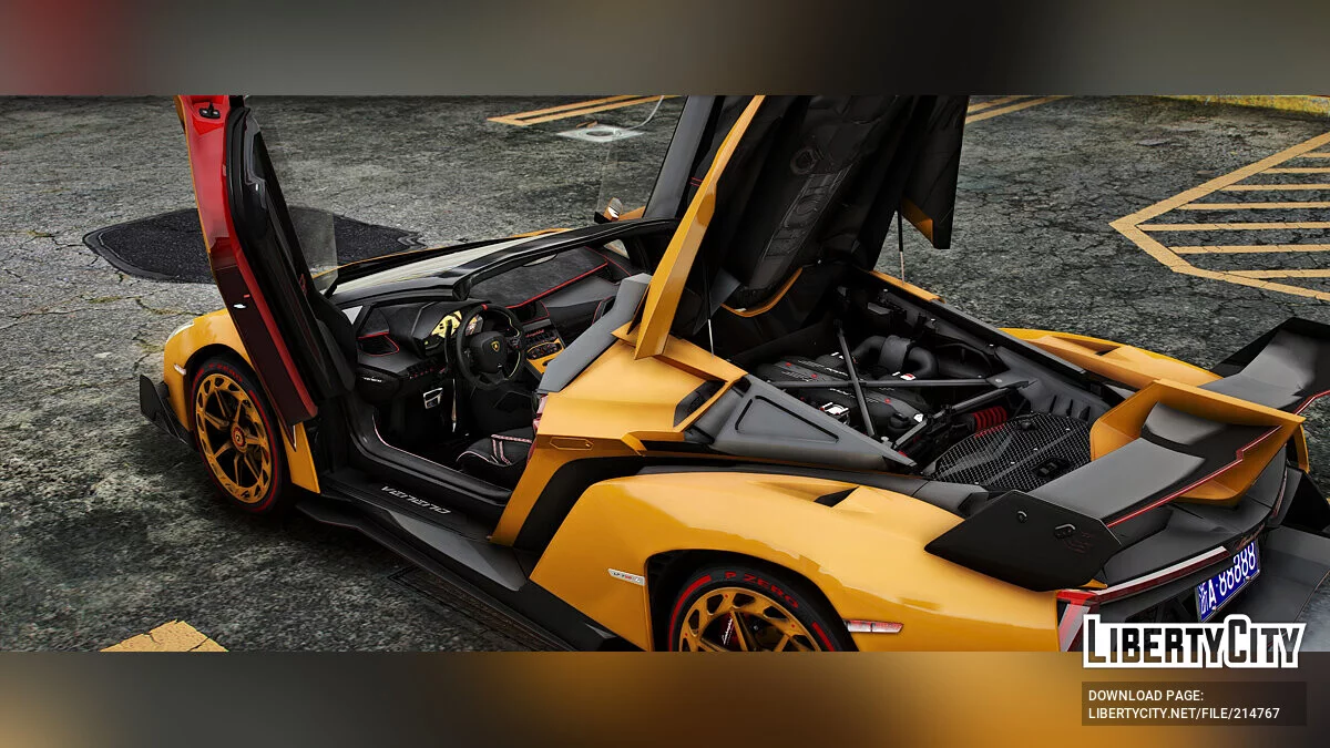 Lamborghini Veneno Roadster 24K Altın / GTA 5
