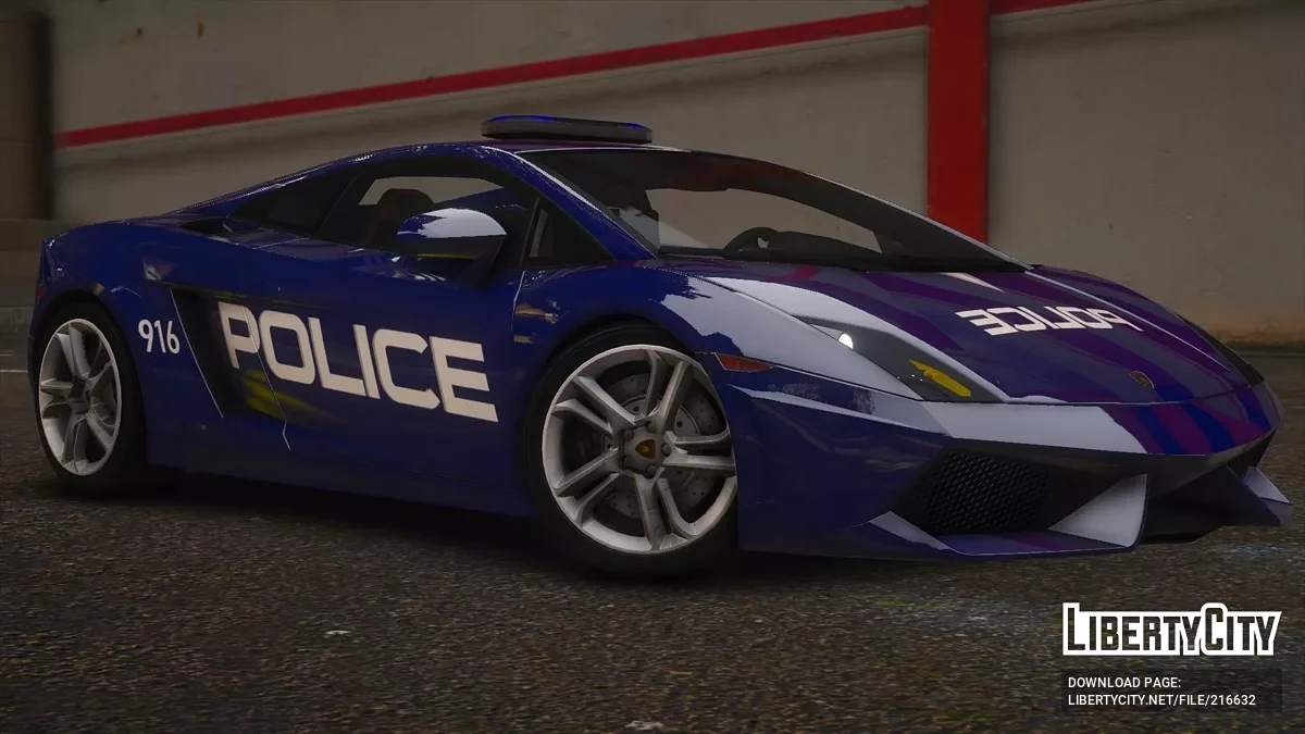 2008 Lamborghini Gallardo LP 560-4 SCPD v1.0 / GTA 5