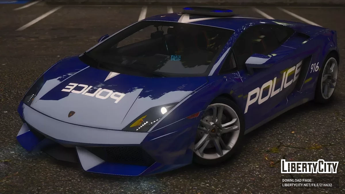 2008 Lamborghini Gallardo LP 560-4 SCPD v1.0 / GTA 5