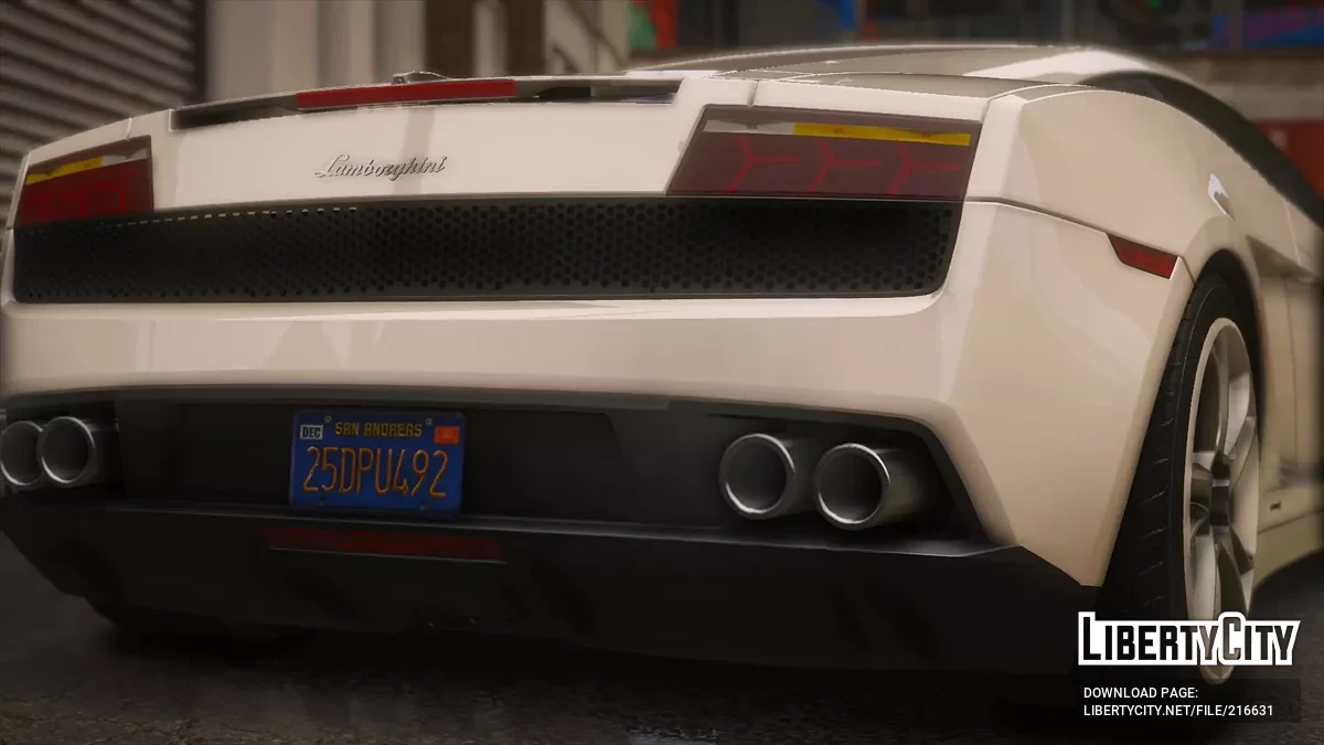 2008 Lamborghini Gallardo LP 560-4 v1.0 / GTA 5