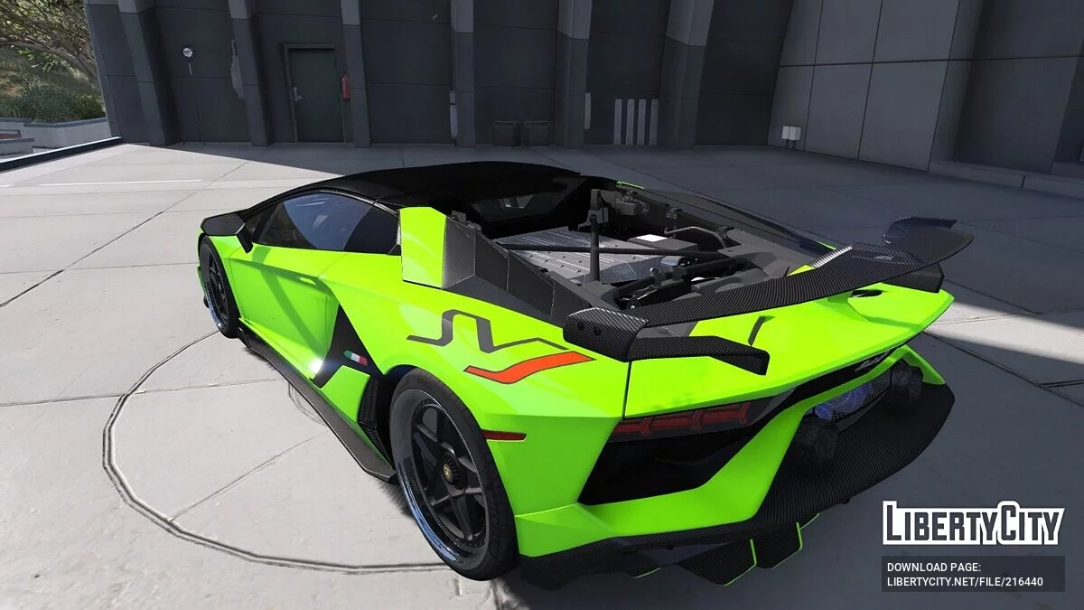 سيارة Lamborghini Aventador SVJ Roadster مخصصة / جي تي أي 5
