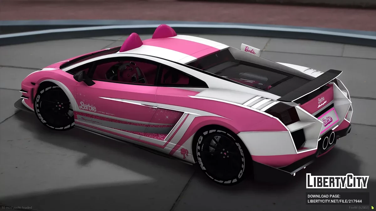 Lamborghini Gallardo Super Trofeo Stradale Barbie / جي تي أي 5