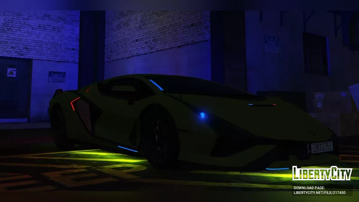 Lamborghini Sian R PD / GTA 5