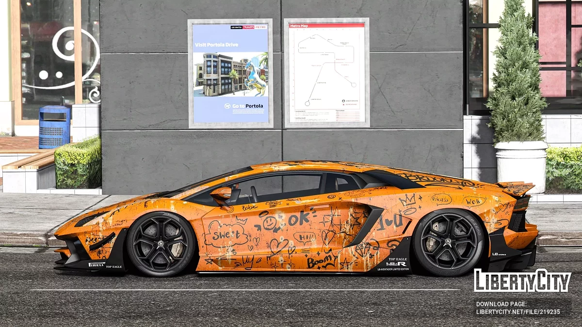 Lamborghini Aventador LP700-4 LB Works / GTA 5