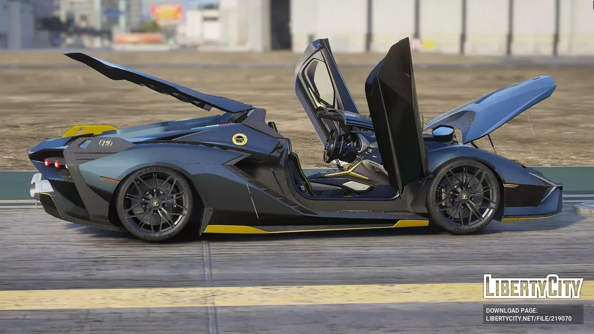 Lamborghini Sian Roadster v1.0 / GTA 5