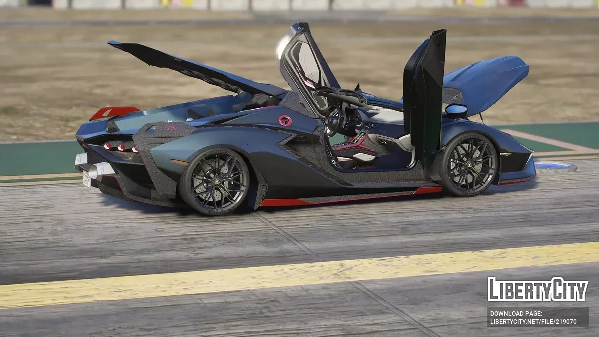Lamborghini Sian Roadster v1.0 / GTA 5