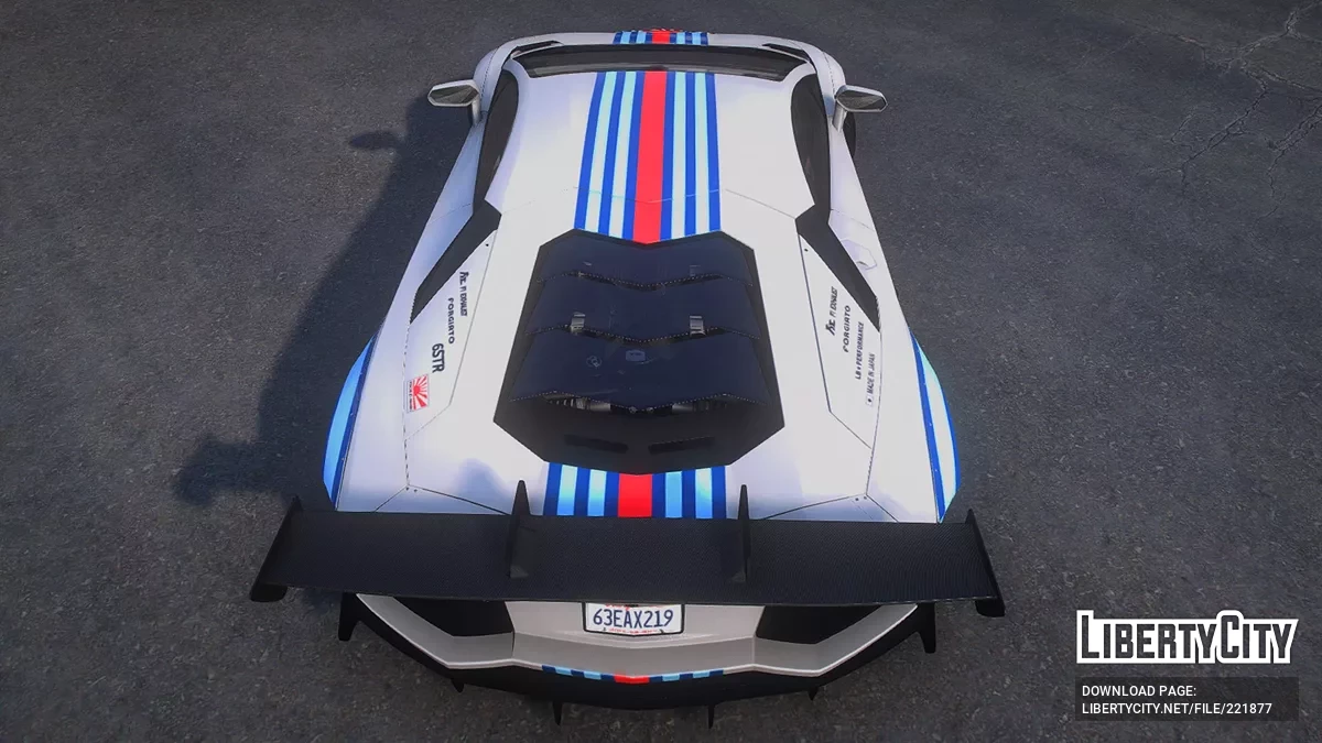 Lamborghini Aventador LP700-4 LibertyWalk MARTINI / جي تي أي 5