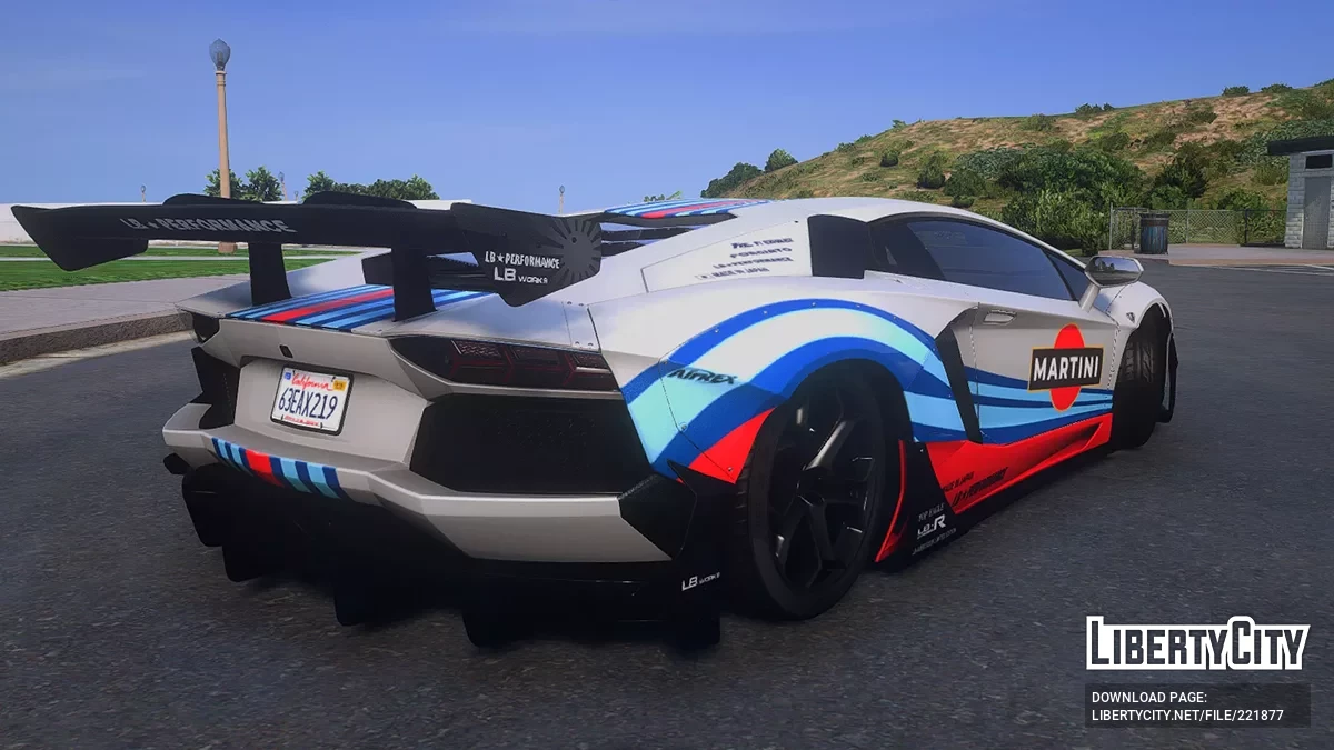Lamborghini Aventador LP700-4 LibertyWalk MARTINI / جي تي أي 5