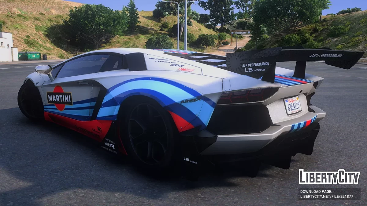 Lamborghini Aventador LP700-4 LibertyWalk MARTINI / جي تي أي 5