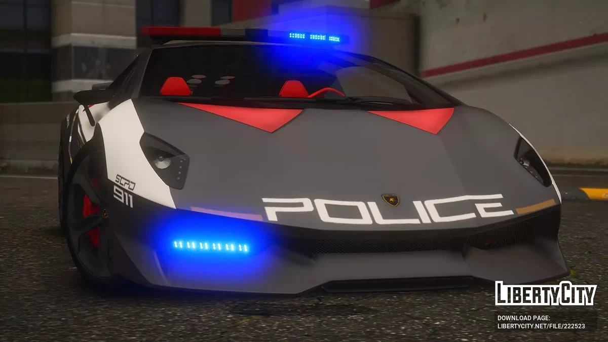 2013 Lamborghini Sesto Elemento SCPD v1.0 / GTA 5