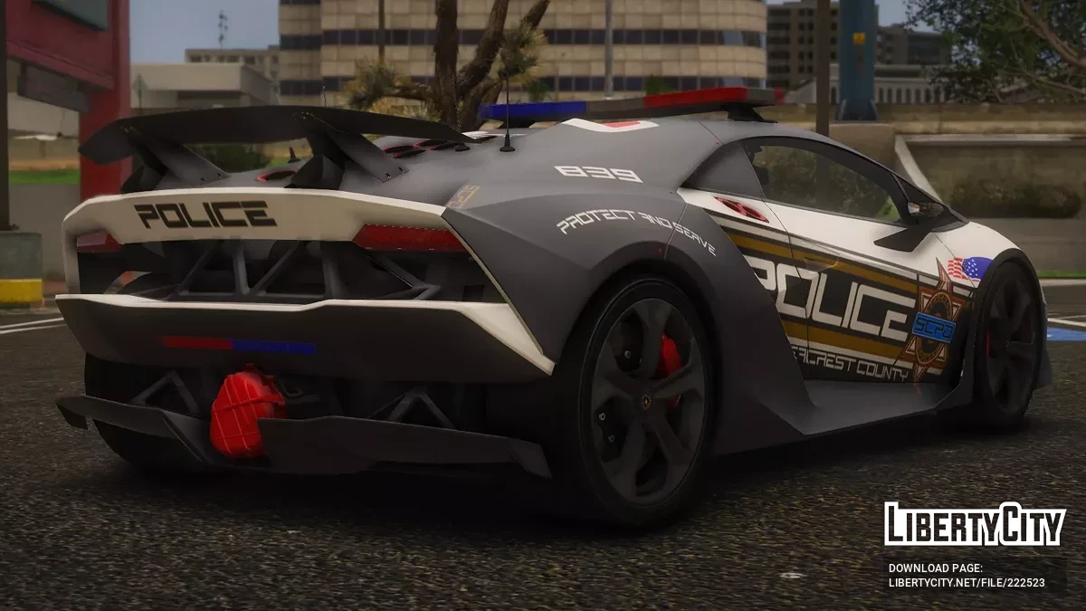 2013 Lamborghini Sesto Elemento SCPD v1.0 / GTA 5