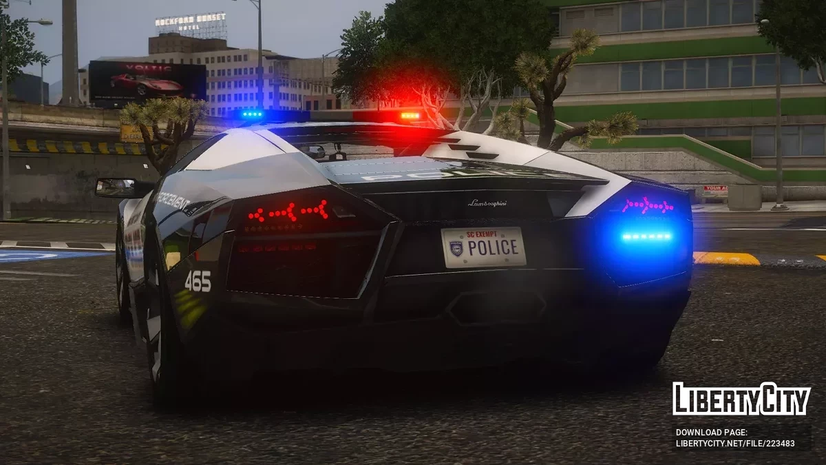 2007 Lamborghini Reventon SCPD v1.0 / GTA 5