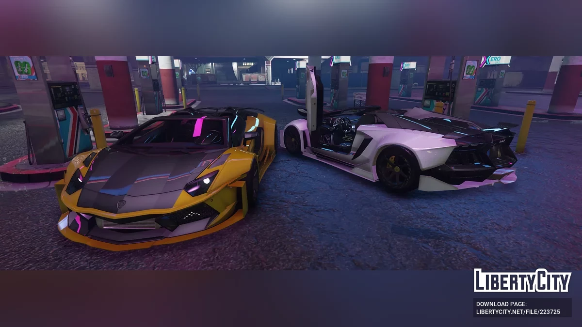 Lamborghini Aventador Mansory Carbonado WB / GTA 5