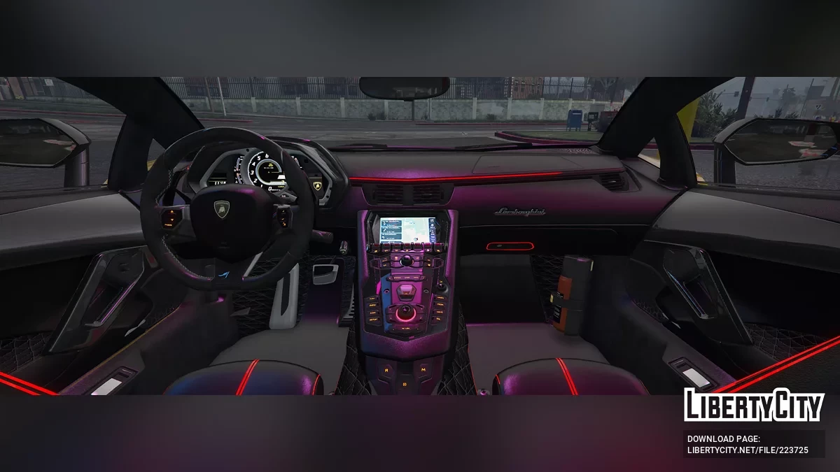 Lamborghini Aventador Mansory Carbonado WB / GTA 5