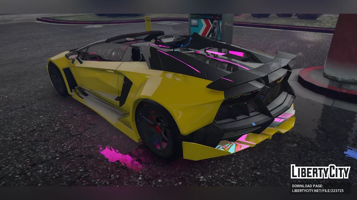 Lamborghini Aventador Mansory Carbonado WB / GTA 5