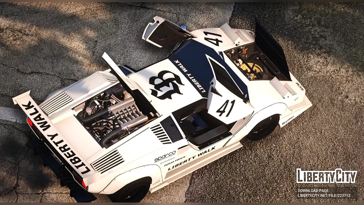 兰博基尼 Countach Liberty Walk v1.0 / GTA 5