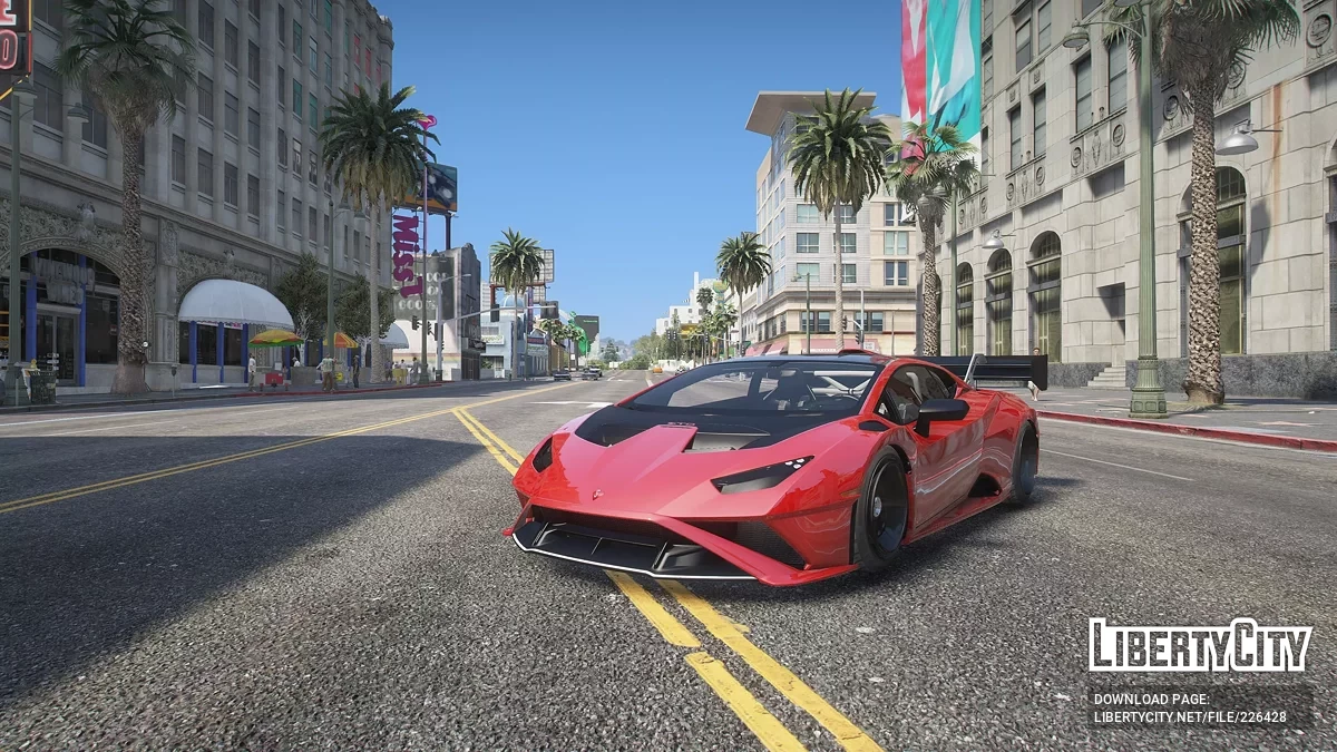 Пакет Lamborghini Huracan Super Trofeo & EVO2 v1.0 / GTA 5