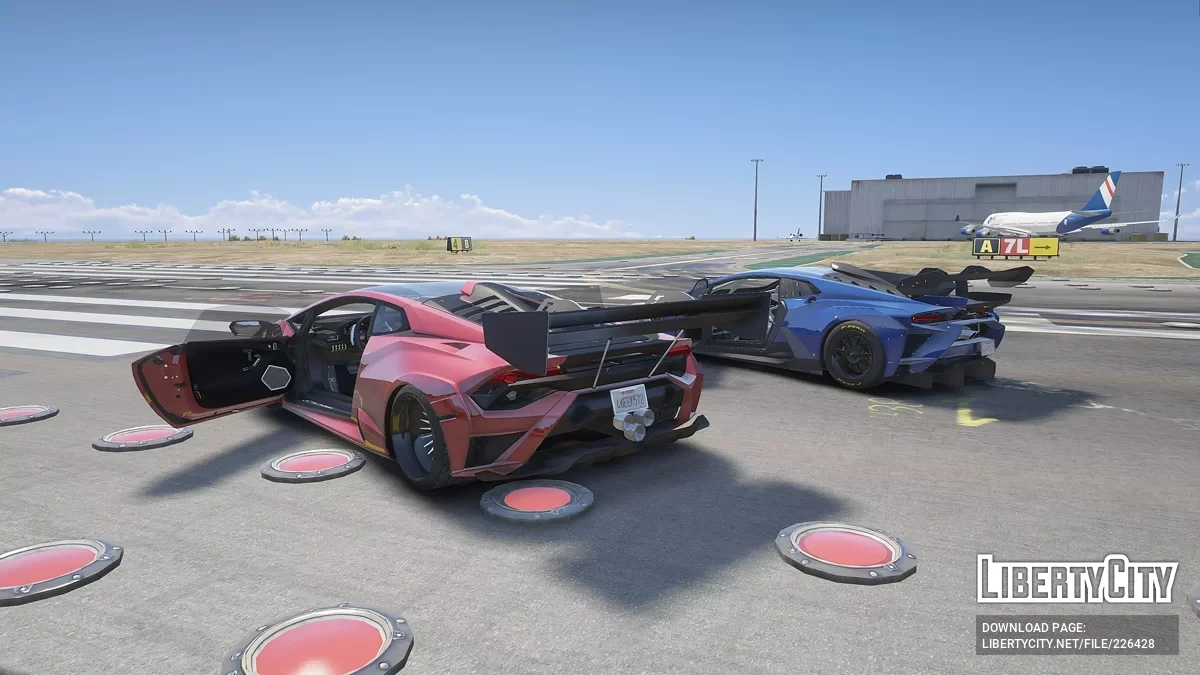 Пакет Lamborghini Huracan Super Trofeo & EVO2 v1.0 / GTA 5