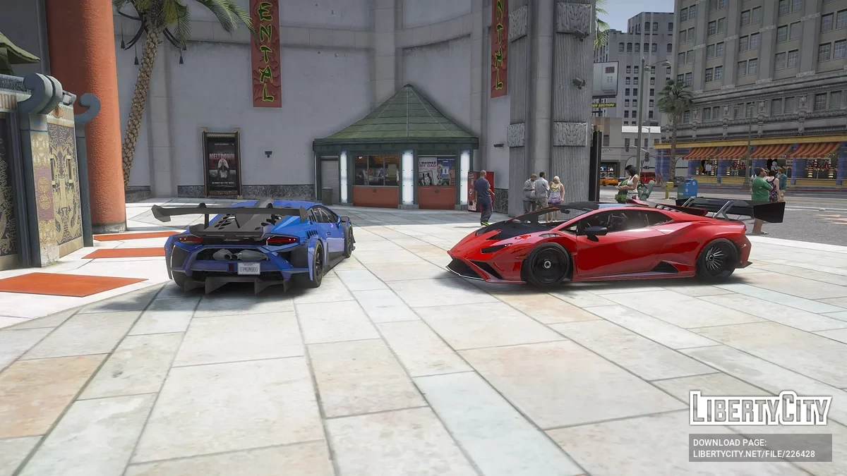Пакет Lamborghini Huracan Super Trofeo & EVO2 v1.0 / GTA 5