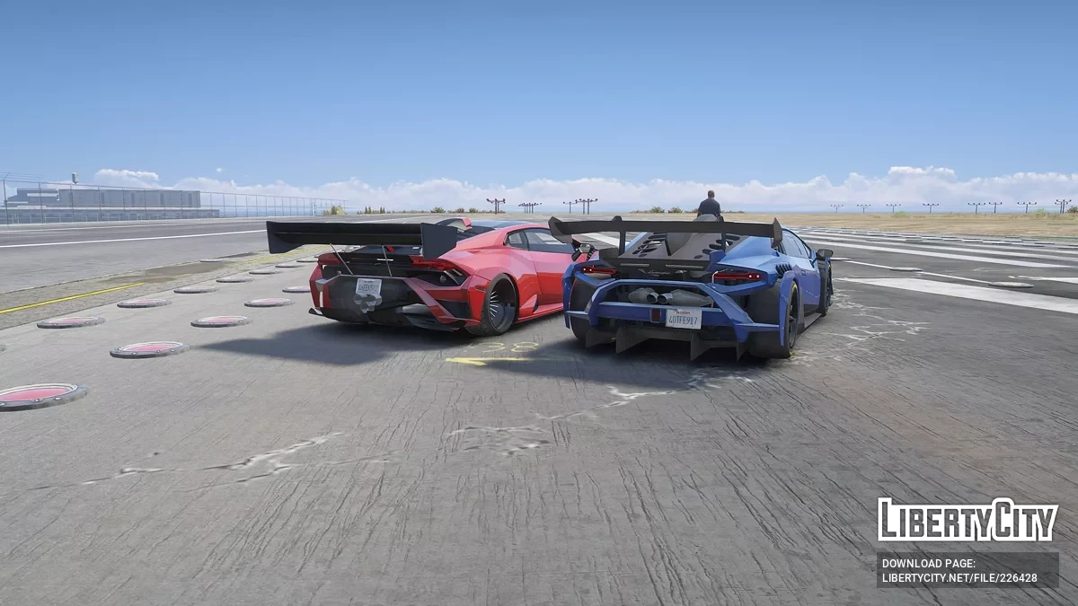 Пакет Lamborghini Huracan Super Trofeo & EVO2 v1.0 / GTA 5