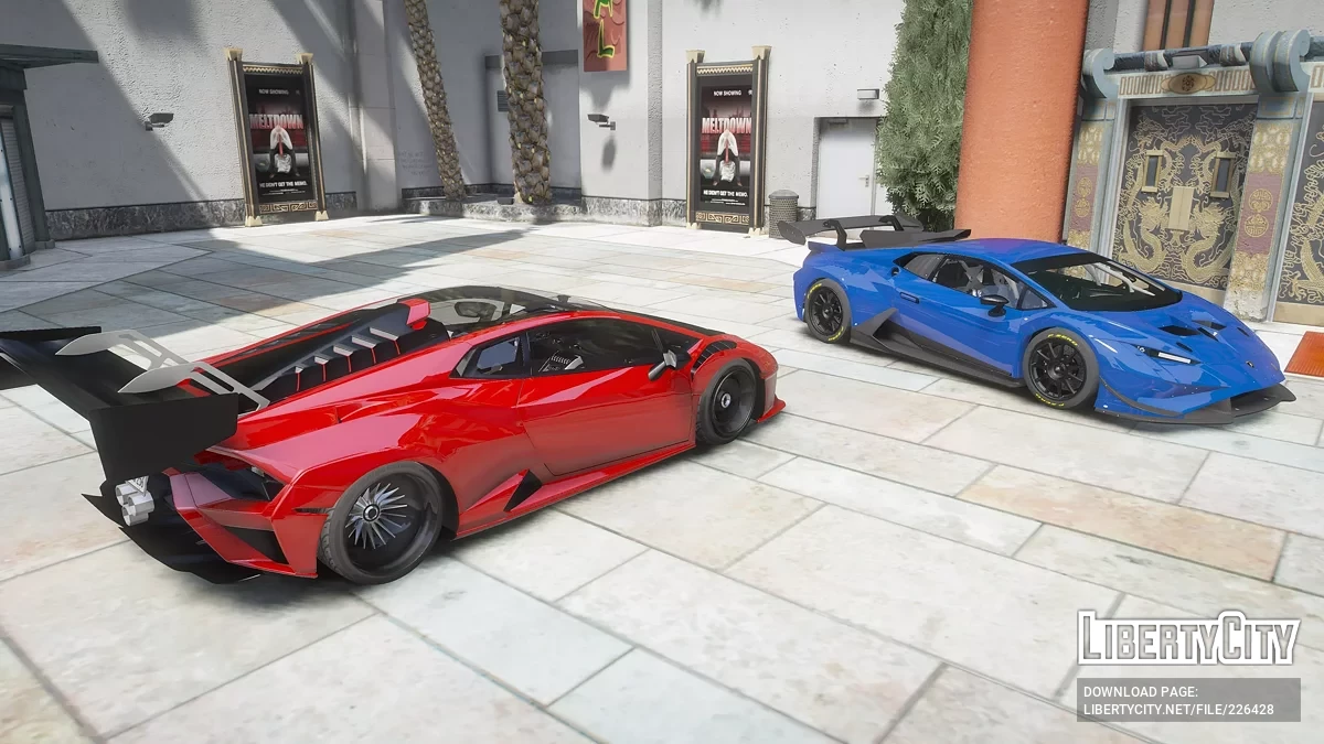 Пакет Lamborghini Huracan Super Trofeo & EVO2 v1.0 / GTA 5