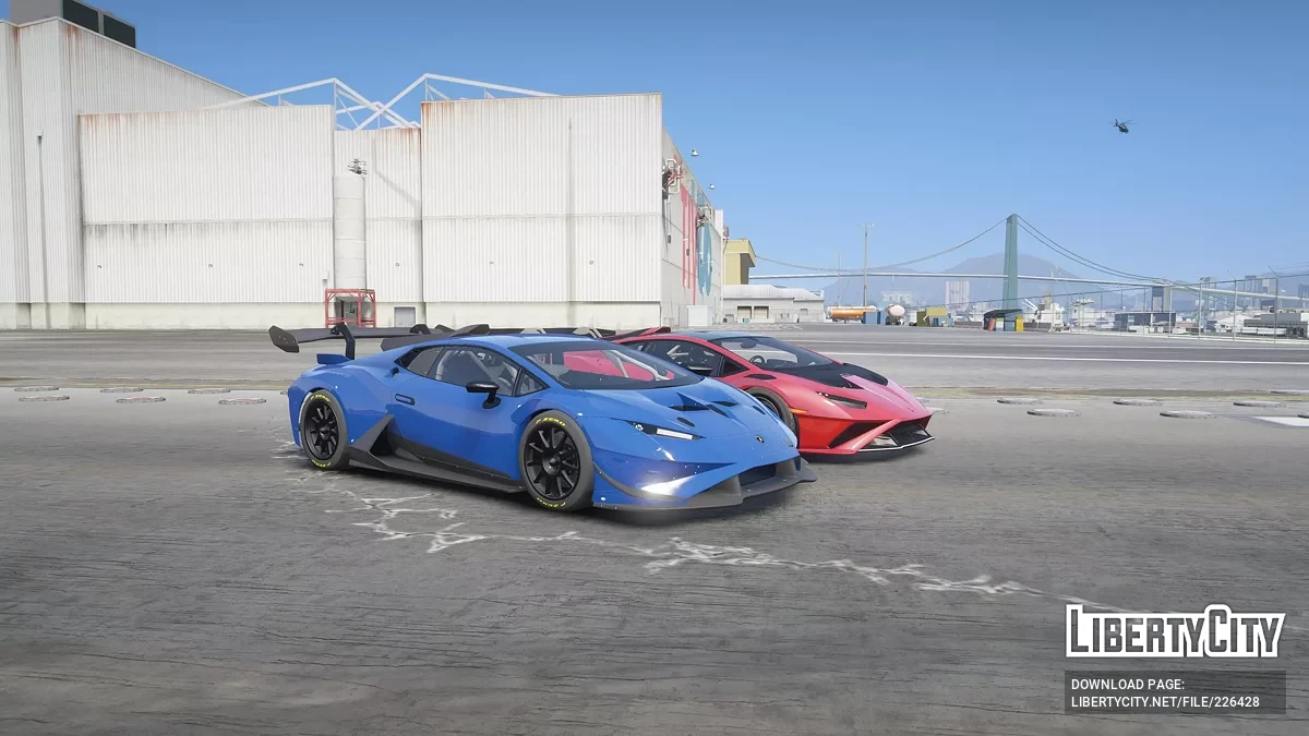 Пакет Lamborghini Huracan Super Trofeo & EVO2 v1.0 / GTA 5