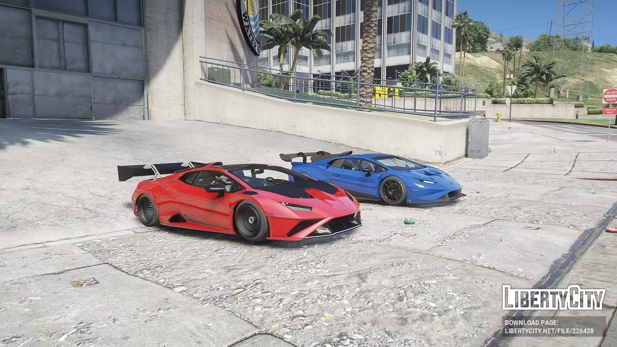 Пакет Lamborghini Huracan Super Trofeo & EVO2 v1.0 / GTA 5