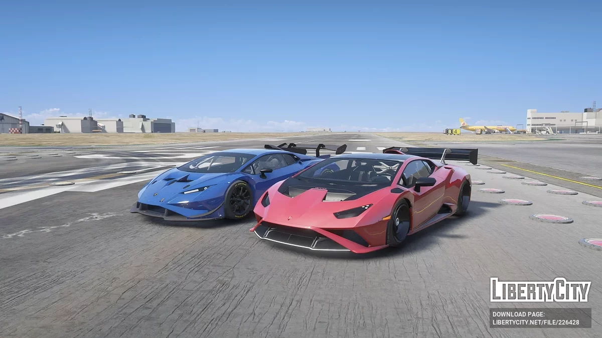Пакет Lamborghini Huracan Super Trofeo & EVO2 v1.0 / GTA 5