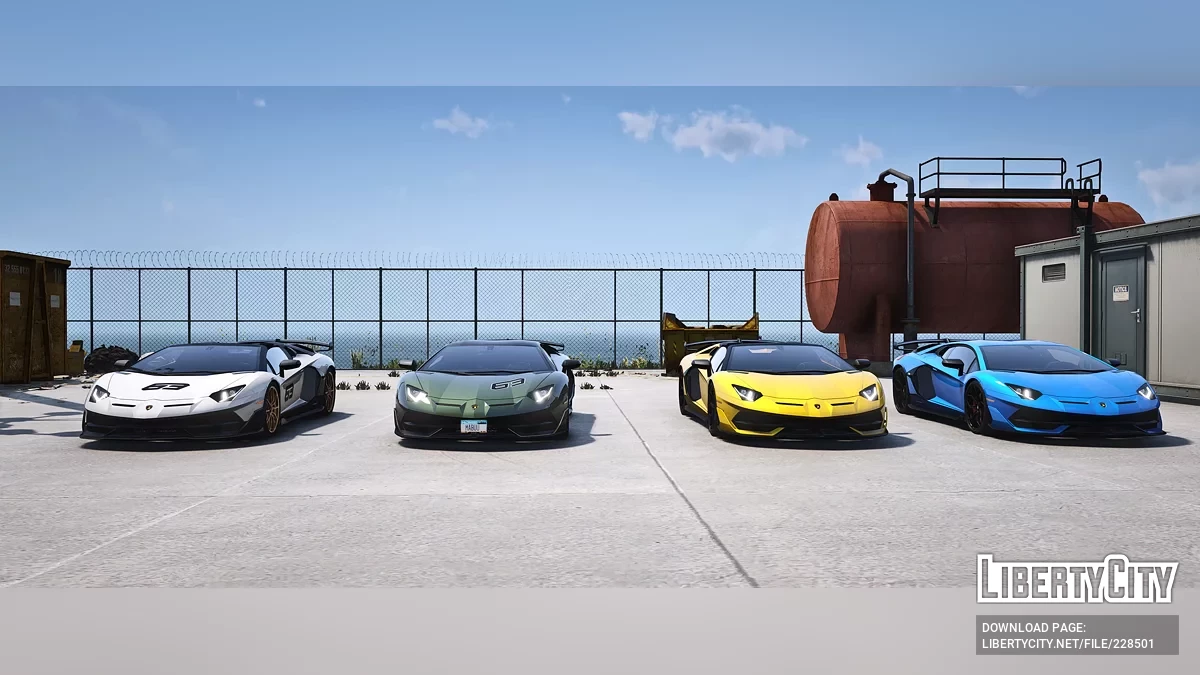 2019 Lamborghini Aventador SVJ або Роудстер / GTA 5