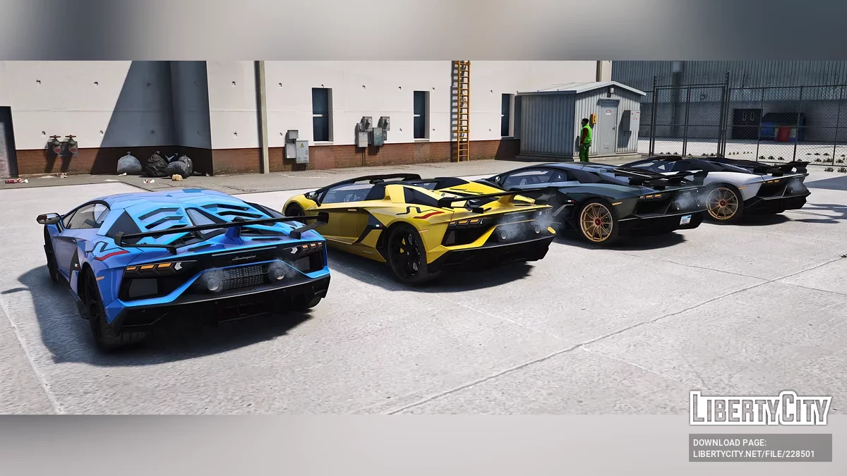 2019 Lamborghini Aventador SVJ або Роудстер / GTA 5