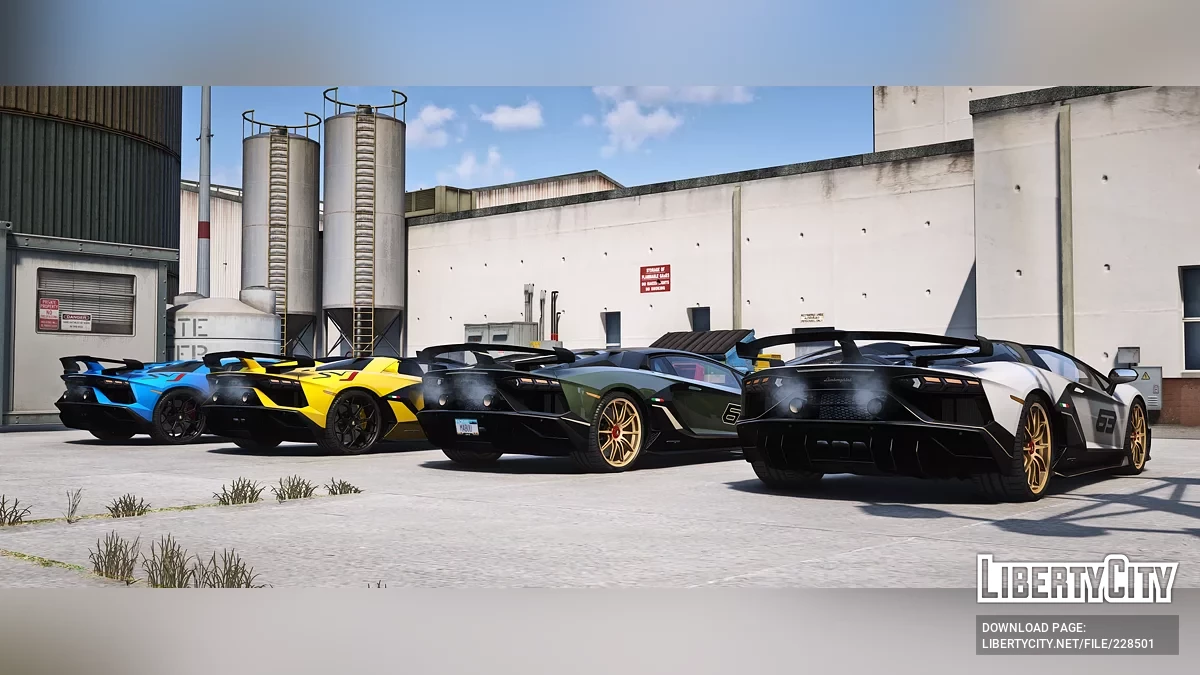 2019 Lamborghini Aventador SVJ або Роудстер / GTA 5