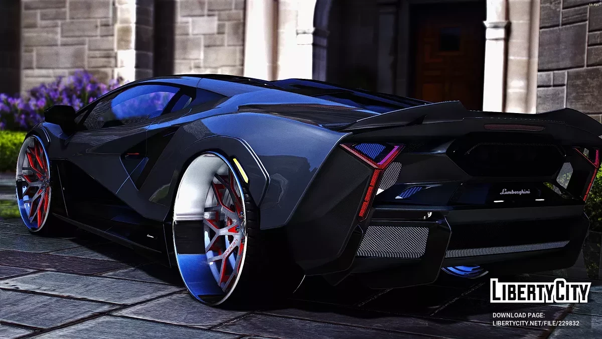2026 Ламборгини Ревульто на кованих дисках Lexani / GTA 5