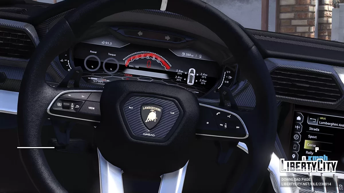 Lamborghini Urus 2022 Performante + LBWK v1.0 / GTA 5
