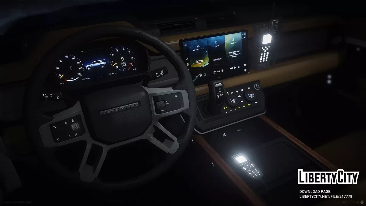 Land Rover Defender Polícia Hessen 2024 / GTA 5
