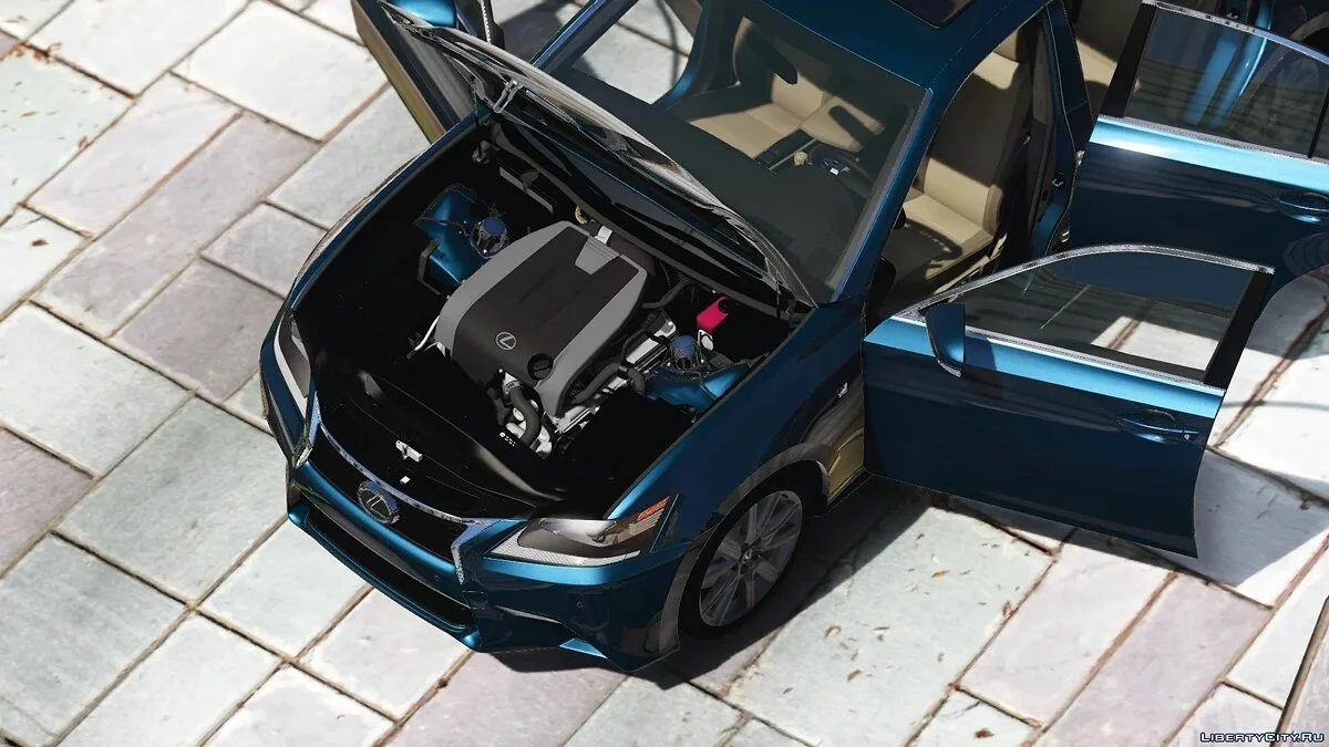 Lexus GS 350F Sport [Add-On | LODs | Vorlage] 1.1 / GTA 5