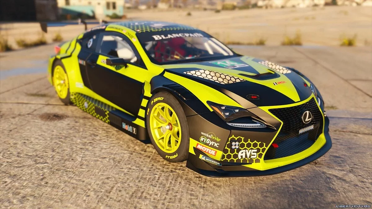 Lexus RC-F GT3 2016 [Add-On / Replace | Unlocked / Z3d] / GTA 5